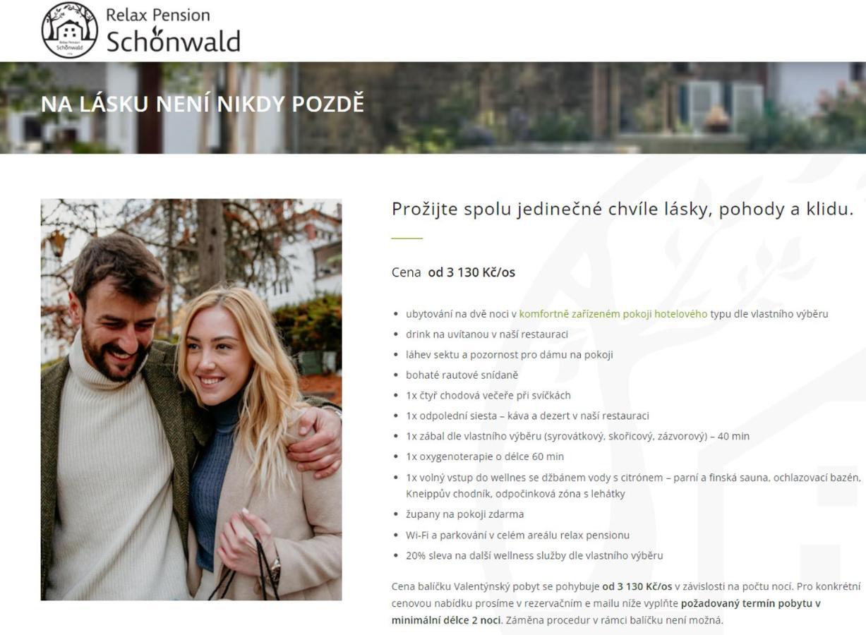 Relax pension Schonwald Budisov nad Budisovkou Dış mekan fotoğraf